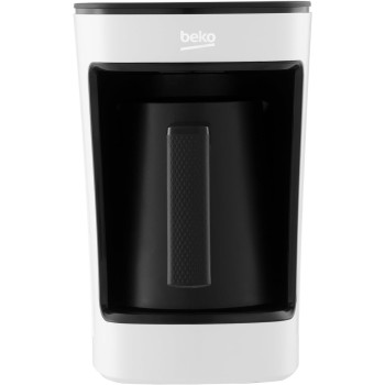 Beko Turkish Coffee Machine TKM2341W, 5 Cup Capacity, 580 Watts, Anti Spill Technology, Audio Warning, One Touch Control, Cook Sense 2, Delicious And Foamy Turkish Coffee, White, 1 Year Warranty
