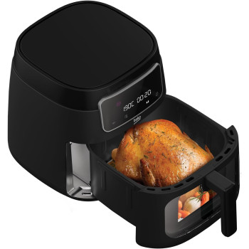 Beko Expert Fry Hot Air Fryer XXL FRL 3374B 7.6 Litre With Window, 1750W, Touch Control Display, 9 Preset Programs Including Defrost, French Fries, Chicken, Grill, Skewer, Bake, Dehydrate, Roast, 1 Year Warranty
