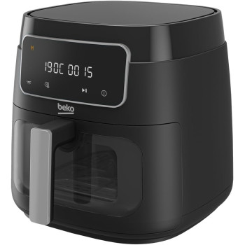 Beko Expert Fry Hot Air Fryer XXL FRL 3374B 7.6 Litre With Window, 1750W, Touch Control Display, 9 Preset Programs Including Defrost, French Fries, Chicken, Grill, Skewer, Bake, Dehydrate, Roast, 1 Year Warranty