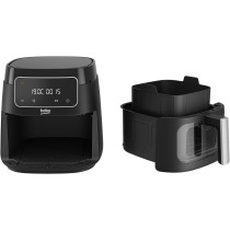 Beko Expert Fry Hot Air Fryer XXL FRL 3374B 7.6 Litre With Window, 1750W, Touch Control Display, 9 Preset Programs Including Defrost, French Fries, Chicken, Grill, Skewer, Bake, Dehydrate, Roast, 1 Year Warranty