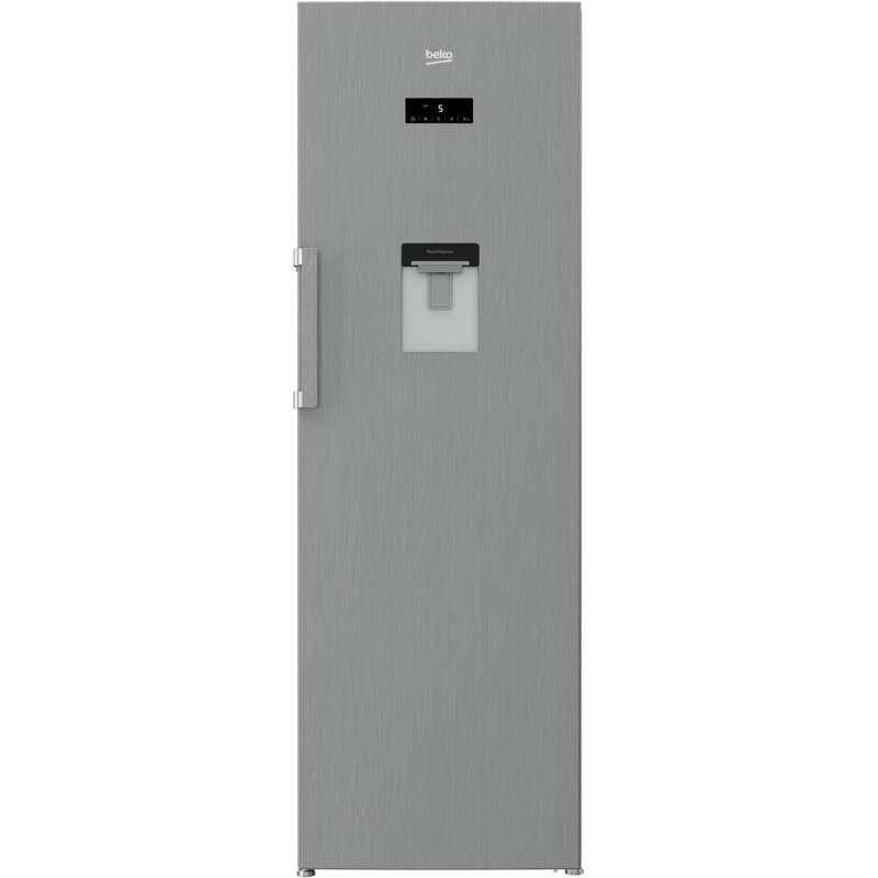 Beko 445L Liter Upright Refrigerator, No Frost Model, RSNE445E23DS, Titanium Inox, 1 Year Warranty