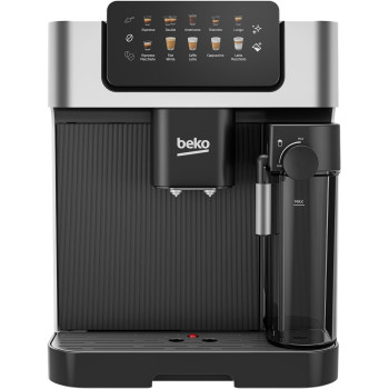 Beko CEG 7304X Automatic Bean To Cup Espresso Coffee Machine With 19 Bar, 1350W, Touch Control LCD Display, 2L Water Capacity, 600ml Milk Container Capacity, Stainless Steel, 1 Year Warranty