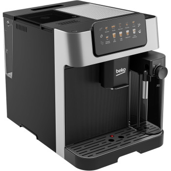 Beko CEG 7304X Automatic Bean To Cup Espresso Coffee Machine With 19 Bar, 1350W, Touch Control LCD Display, 2L Water Capacity, 600ml Milk Container Capacity, Stainless Steel, 1 Year Warranty