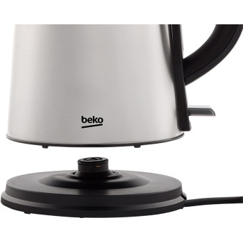 Beko Stainless Steel Water Kettle, 1.7 L Capacity, 2200 Watts, Auto Off, 360 Degree Rotation, WKM6226I, 1 Year Warranty