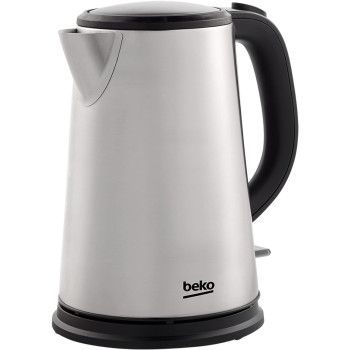 Beko Stainless Steel Water Kettle, 1.7 L Capacity, 2200 Watts, Auto Off, 360 Degree Rotation, WKM6226I, 1 Year Warranty