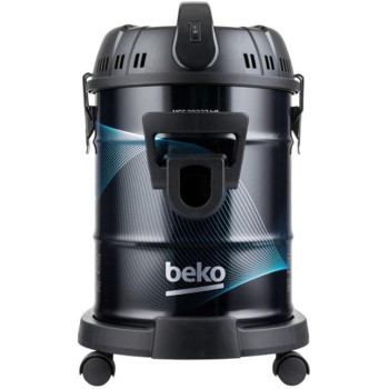 Beko 21L Drum Vacuum Cleaner VCC70322, 2400 Watts Power, Carpet Plus Hard Floor Nozzle, High Efficiency Filter, Blower Function, 5m Cable, Black, 1 Year Warranty