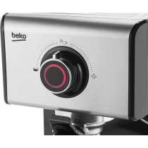 Beko Espresso Machine 15 Bar Pump Pressure, One Touch Brews Espresso, Removable Drip Tray And Water Tank Integrated Milk Steamer, Stainless Steel, CEP5152B, 1 Year Warranty