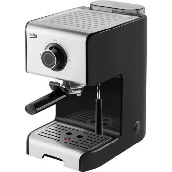 Beko Espresso Machine 15 Bar Pump Pressure, One Touch Brews Espresso, Removable Drip Tray And Water Tank Integrated Milk Steamer, Stainless Steel, CEP5152B, 1 Year Warranty