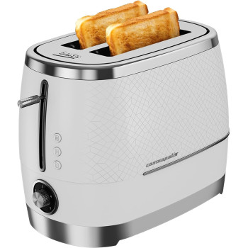 Beko Cosmopolis Extra Wide 2 Slice Toaster, 870 Watts, Defrost, Reheat And Cancel Functions, Variable Browning Control, Detachable Crumb Try, TAM8202CR, 1 Year Warranty