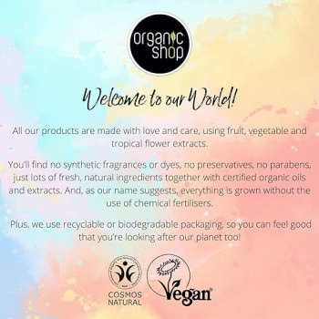 Organic Shop Refilling Shampoo For Normal Hair Banana And Jasmine, 280 Ml