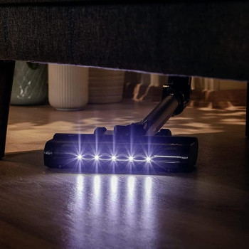 Beko VRT 94929 VI Cordless Vacuum Cleaner, 450 Watts, Hepa 10 Filter, Motorised Turbo Brush Head, Flexible Extention, Charging And Docking Station, LED Head Light, Graphite, 1 Year Warranty