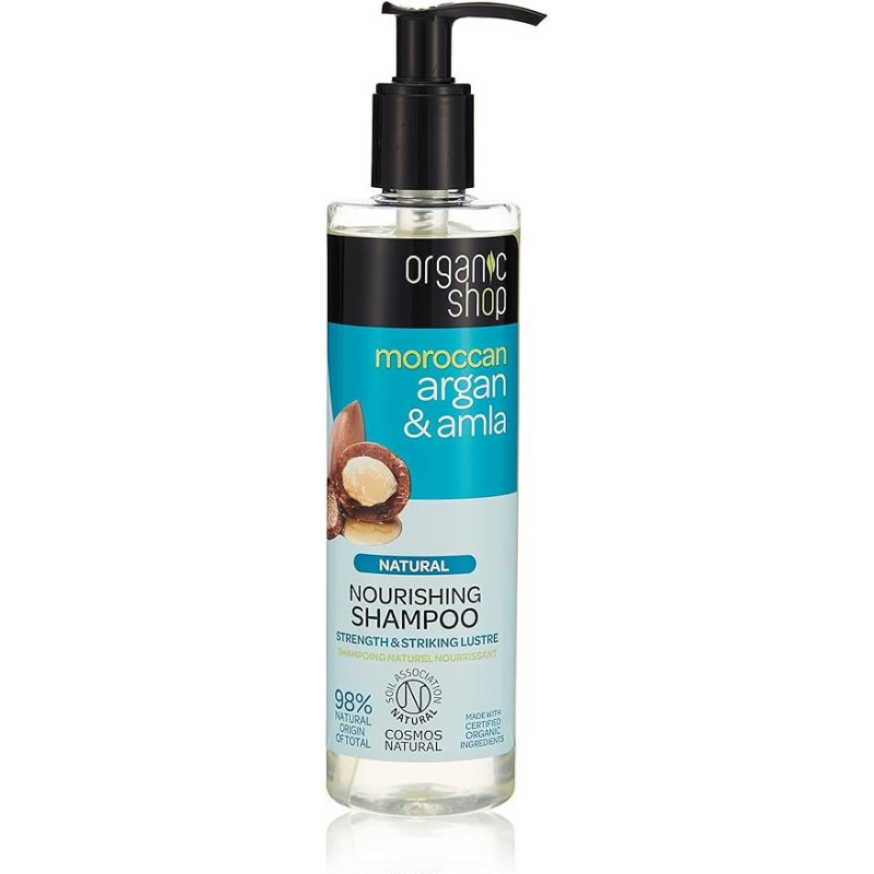 Organic Shop Argan And Amla Nourishing Shampoo, 280 Ml