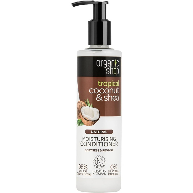 Organic Shop Coconut And Shea Moisturising Conditioner, 280 Ml