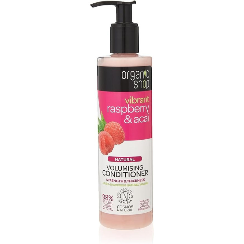 Organic Shop Raspberry And Acai Volumising Conditioner, 280 Ml