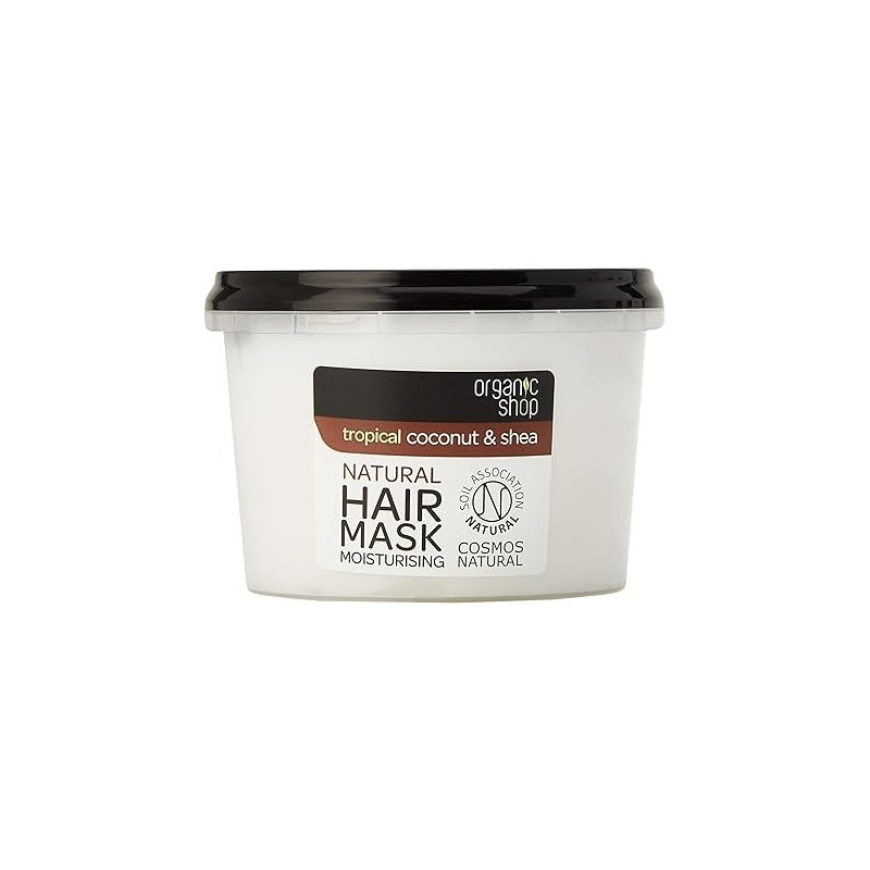 Organic Shop Coconut And Shea Moisturising Hair Mask, 250 Ml