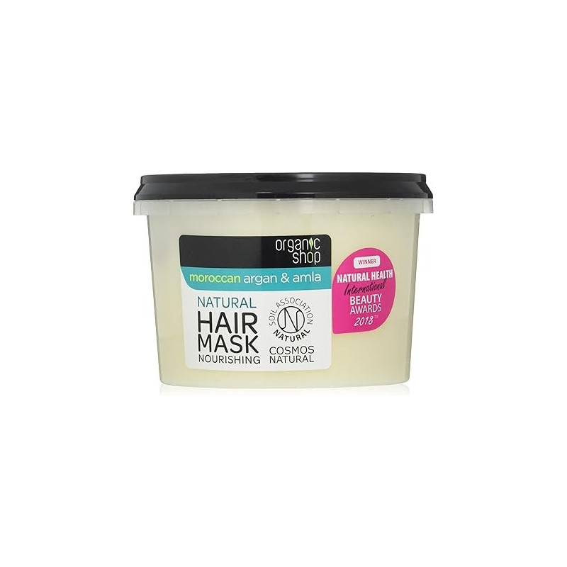 Organic Shop Argan And Amla Nourishing Hair Mask, 250 Ml