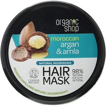 Organic Shop Argan And Amla Nourishing Hair Mask, 250 Ml