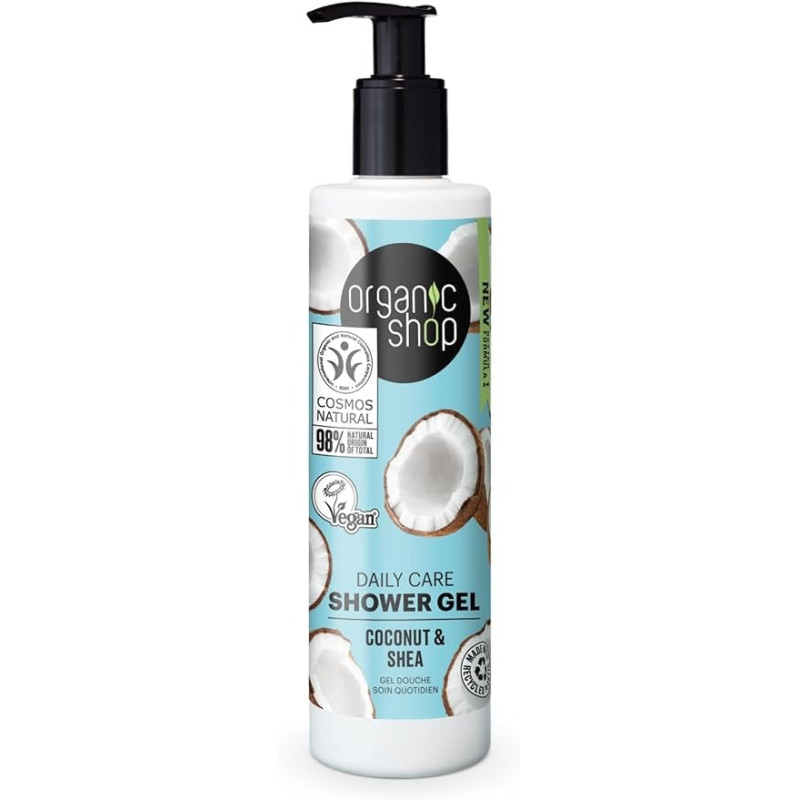 Organic Shop Daily Care Shower Gel Coconut And Shea, 280 Ml