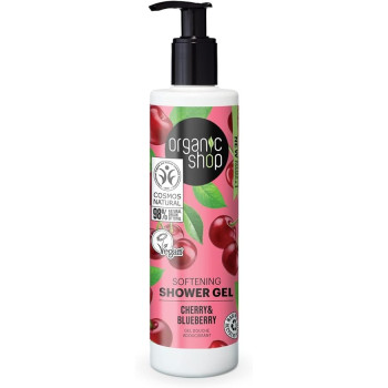 Organic Shop Softening Shower Gel Cherry And Blueberry, 280 Ml