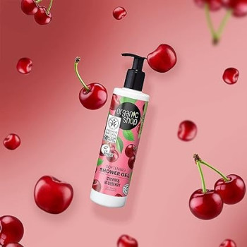 Organic Shop Softening Shower Gel Cherry And Blueberry, 280 Ml