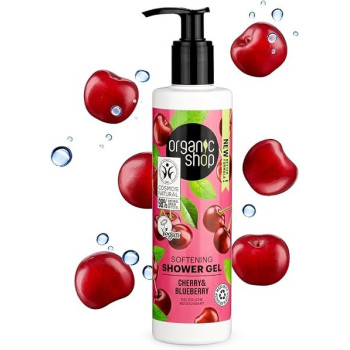 Organic Shop Softening Shower Gel Cherry And Blueberry, 280 Ml