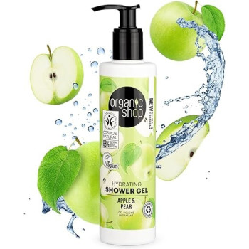 Organic Shop Hydrating Shower Gel Apple And Pear, 280 Ml