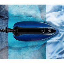 Beko Digital Steam Generator Iron, 2800W, 1.8L Water Tank, 7.2 Bar Pressure, Anti Drip, Anti Calcium System, Digital Display, Vertical Steam SGA8328B, Blue/Black, 1 Year Warranty