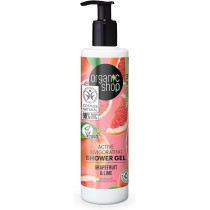 Organic Shop Active Invigorating Shower Gel Grapefruit And Lime, 280 Ml