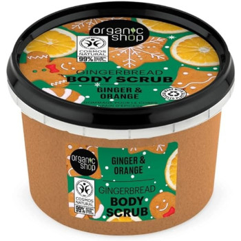 Organic Shop Gingerbread Body Scrub Ginger And Orange, 250 Ml