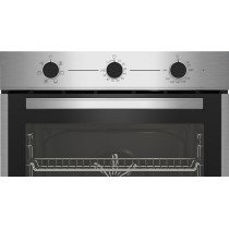 Beko Built In Fan Assisted Electric Cooking Oven, 60cm, Electric Grill, Mechanical Timer, Stainless Steel, BBIE14100XC, 1 Year Warranty