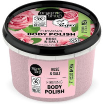 Organic Shop Firming Rose And Salt Body Polish, 250 Ml