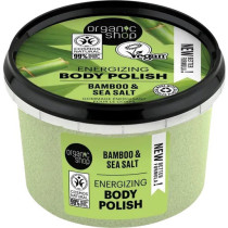 Organic Shop Energizing Bamboo And Sea Salt Body Polish, 250 Ml