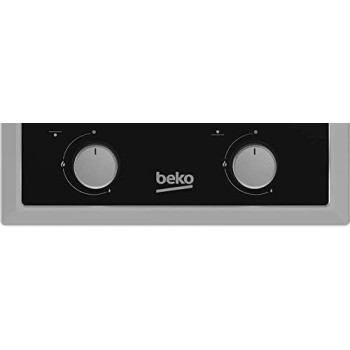 Beko Built In 2 Gas Hob Glass, 30 cm, HDMS 32220 FX, 1 Year Warranty