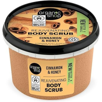 Organic Shop Rejuvenating Cinnamon And Hone Body Scrub, 250 Ml