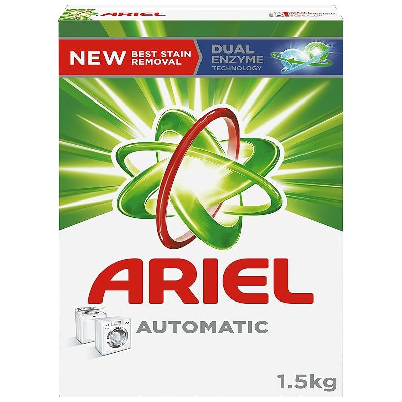 Ariel Green Automatic Powder Laundry Detergent, Original Scent, 6/1.5 KG