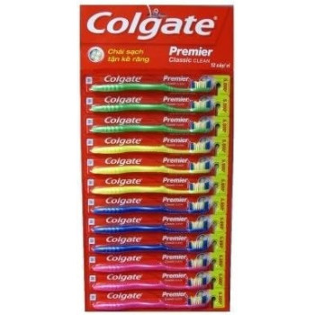 Colgate Toothbrush Double Action Brush 1/12 Pieces, Medium