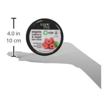 Organic Shop Renewing Raspberry And Sugar Body Scrub, 250 Ml