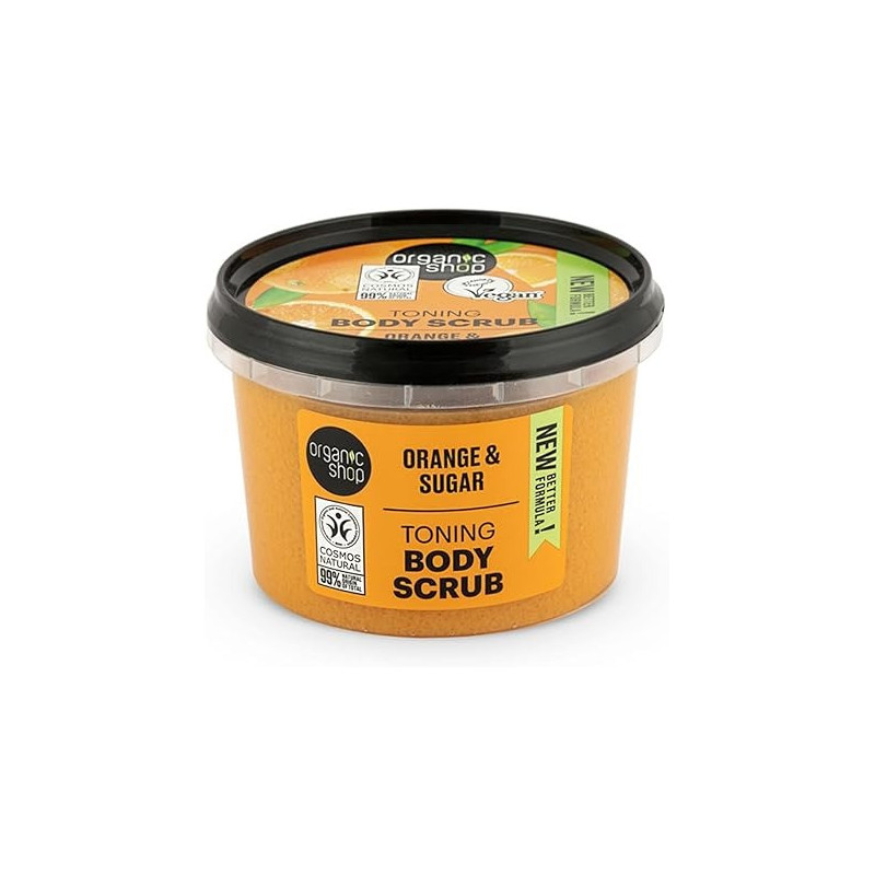 Organic Shop Toning Orange And Sugar Body Scrub, 250 Ml