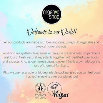 Organic Shop Invigorating Clementine And Lemon Body Cream, 250 Ml