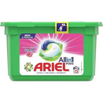 Ariel Floral Breeze All in 1 Pods Laundry Detergent 4/15s