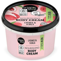 Organic Shop Lychee And 5 Oils Nourishing Body Cream, 250 Ml