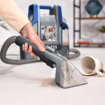 Hoover Spotless Clean Portable Lightweight Carpet And Upholstery Multi Surfaces Cleaner For Car Seats, Sofa, Kitchen And Outdoor, Removes Spots Spills And Tough Stains, Blue, CDCW-CSME, 1 Year Warranty