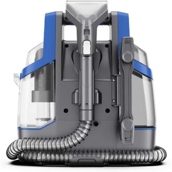 Hoover Spotless Clean Portable Lightweight Carpet And Upholstery Multi Surfaces Cleaner For Car Seats, Sofa, Kitchen And Outdoor, Removes Spots Spills And Tough Stains, Blue, CDCW-CSME, 1 Year Warranty