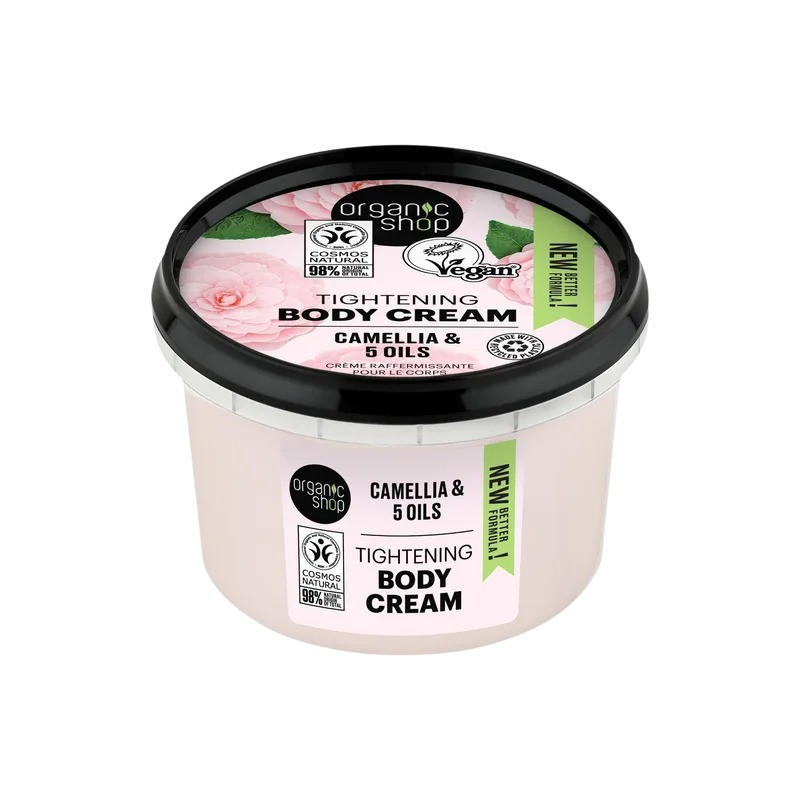 Organic Shop Camelia And 5 Oils Tightening Body Cream, 250 Ml