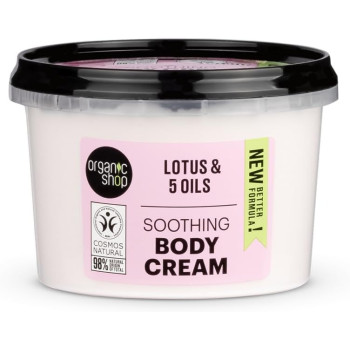 Organic Shop Lotus And 5 Oils Soothing Body Cream, 250 Ml