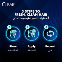 CLEAR Anti-Dandruff Shampoo, For Dandruff Prone And Itchy Scalp, Deep Cleanse Purifies And Nourishes The Scalp, 24/200 millilitre