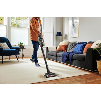 Hoover Vacuum Cleaner Powerful Household Cordless Vacuum With 40 Mins Runtime, Handheld Vacuum For Home Carpet Hardwood Floor Pet Hair Stick Vacuum Cleaner, Black, CLSV-VPMC, 1 Year Warranty