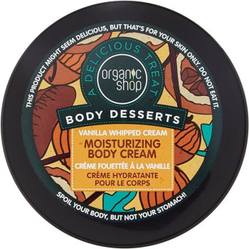 Organic Shop Body Desserts Vanilla Whipped Cream Moisturizing Body Cream, 450 Ml