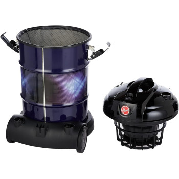 Hoover Power Pro Drum Vacuum Cleaner, 22 Litre Xl Large Capacity, 2300W With Blower Function For Home And Office Use, Purple, HT85-T3-ME, 1 Year Warranty
