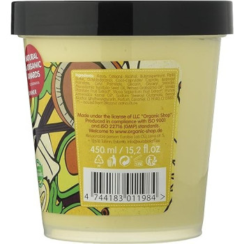 Organic Shop Body Dessert Banana Milkshake Repairing Body Cream, 450 Ml